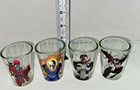 4 Marvel Universal Studios Shot Glasses