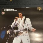 Vintage Nos Elvis Presley In Memory Poster    1977   
