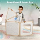 16-piece Magnetic Fort Building Kit For Kids Giant Modular Playhouse Panels Gift