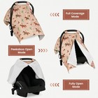 Rquite Car Seat Cover Baby  Carseat Covers Baby Girl  Winter Infant Car Seat    