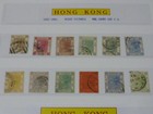 Hong Kong Stamps 1882-91 Used Lot 18 Types Sc 38b-45  51-53  61-63
