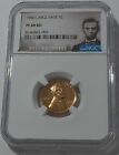 1960 P Ngc Pf68 Rd Large Date Red Proof Lincoln Memorial Penny 1c One Cent