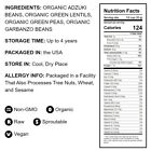 Organic Crunchy Mix Of Sprouting Beans     Non-gmo  Kosher  Non-irradiated  Vegan