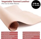 Elw 2-15 Oz  1-6mm  Vegetable Tanned Leather  Crafting  Molding  Tooling Leather