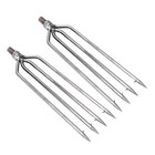 New Stainless Steel 4 Prong Harpoon Gig Gaff Hook Barb Fish Spear Fishing Tackle