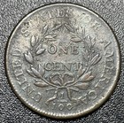 1798 Draped Bust Large Cent 1c 2nd Hair Style Very Fine Vf  xf Cleaned