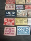 Vintage Swedish Matchbox Labels Lot Of 55 Antique Safety Match Paper Ephemera