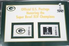 Green Bay Packers Super Bowl Xlv Champions Collection Of 63 Mint Stamps In Album