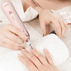 Professional Manicure Pedicure Kit  Electric Nail File Set  Cordless Pink