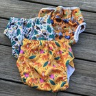 Kinder Diaper Covers Set Of 3 Adjustable Snaps Animals Bugs
