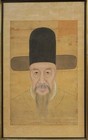 A Very Fine rare Korean Male female Ancestorial Portraits-19th C  