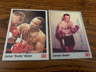 Lot Of  14  1991 Signed Aw Boxing Cards Basilio   Morrison  Mancini    More