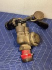Original Beautiful Fry Mae West Buckeye 1-1 4 Brass Visible Gas Pump Gate Valve
