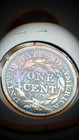 1854 1c Braided Hair Large Cent Coin With Beautiful Tone Nice Details