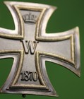 Rare Imperial German Pre Wwi 1st Class 1870 Iron Cross Decoration