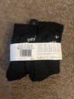 New 6 Pairs Nike Youth Cushioned Crew Socks Size 10c-3y Black