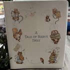 Rare  Vintage Beatrix Potter Memory Baby Book A Tale Of Baby   s Days Peter Rabbit