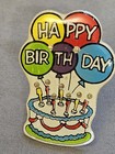 Happy Birthday Led Light Up Pin Badge Button Flashing Cake Balloons Wy004 Lapel