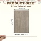 8pcs Walnut Plywood Sheets 12 X 18 X 1 8 Inch For Crafts painting