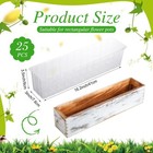 25 Pcs Plastic Liners For Planters Planter Box Liner Clear Rectangular Plasti   