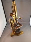 Antique Brass Bausch Lomb Microscope