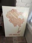 Vintage Los Angeles Map Poster By Ork Posters Rare