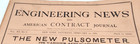 Engineering News American Contract Journal 20 February 1886 New York City