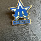 Vintage 1988 Seattle Mariners Mlb Enamel Lapel Hat Pin Nos Sealed In Bag