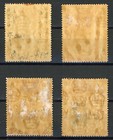 Zanzibar 1936 Sultan Khalifa Bin Harub Scott  214-217 Mint Vf Og Hinged Scarce    