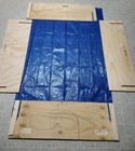 Dog  Whelping Box Large 36  X 36  W  pvc Railing  puppy Pen  Free Shipping  Sale