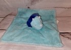 New Parents Choice Baby Dinosaur Dino Lovey Security Blanket Teal Plush Fuzzy