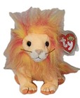 Ty Beanie Baby - Bushy The Lion  8 Inch  New Mwmts Stuffed Animal Toy
