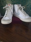  Vintage Nike Blazer   77 White High Top Shoes Nice  Size 10