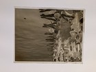 Vtg 1923 Glass Plate Negative Charles River Bathing Girls Swim Race Boston Ooak