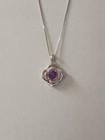 Jewelry Set Vintage Ring Purple Jewelry Silver Jewelry