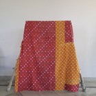 1 Pc Vintage Indian Kantha Throw Single Quilt Handmade Blanket Rally Gudari