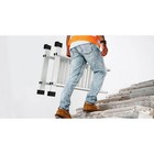 12 5 Ft reach 330 Lb  Aluminium 7-in-1 Folding Ladder heavy Duty Combination Mul