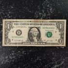 Fw Duplicate Serial Number Star Note B 07632463     One Dollar  1 Bill Error 2013