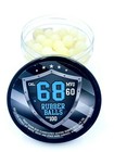 100 X Blue Night Vision Silicon Rubber Balls Paintballs 68 Cal  Glow In The Dark