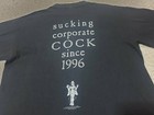 Rare Vintage 90s Cradle Of Filth S ucking Corporate C ock  Since 1996 T Shirt