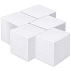 500 Pack White Cotton Fabric Squares - 5  Precut Quilting Craft Fabric Bulk
