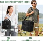 Cooler Bag Double Deck - 60 Can Leakproof Insulated Portable Soft Lunch