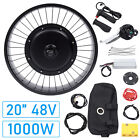 20  1000w 48v Front Wheel Electric Bicycle Hub Motor Conversion Kit E-bike