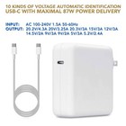 87w   90w Usb-c Power Adapter For Apple Macbook Air  m1  2020 
