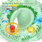 Inflatable Baby Swim Safe Seat Float Ring Toddler Pool Small  Green