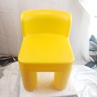 Vintage Little Tikes Yellow Plastic Chunky Child Size Chairs Set Lot Of 2  1990s