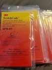3m  lot Of 11  Scotchcode Spb-03 Preprinted Wire Marking Marker Book Brand New 
