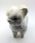 Hansa Cat Plush Realistic Standing  Life-size  White Fluffy Kitty