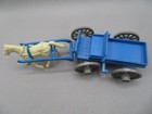 Vintage Marx Rifleman Play Set Blue Buckboard Wagon