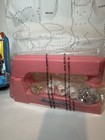 Vintage Bedazzler Stud Setting Machine Pink W Studs Pattern Sheet Instructions